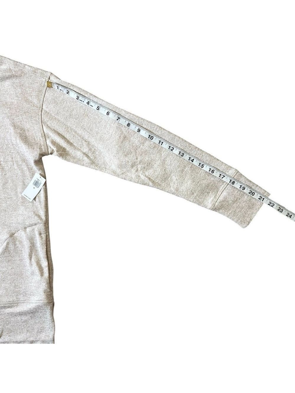 Old Navy Funnel Neck Tunic High Low Pullover Sweater Tan Size Medium - Picture 10 of 11